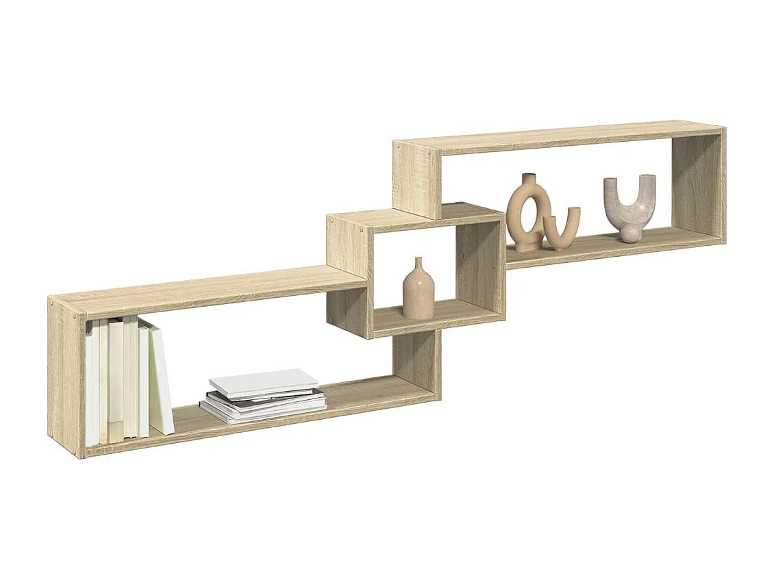 Armário de parede 158x18x53cm derivados madeira carvalho sonoma