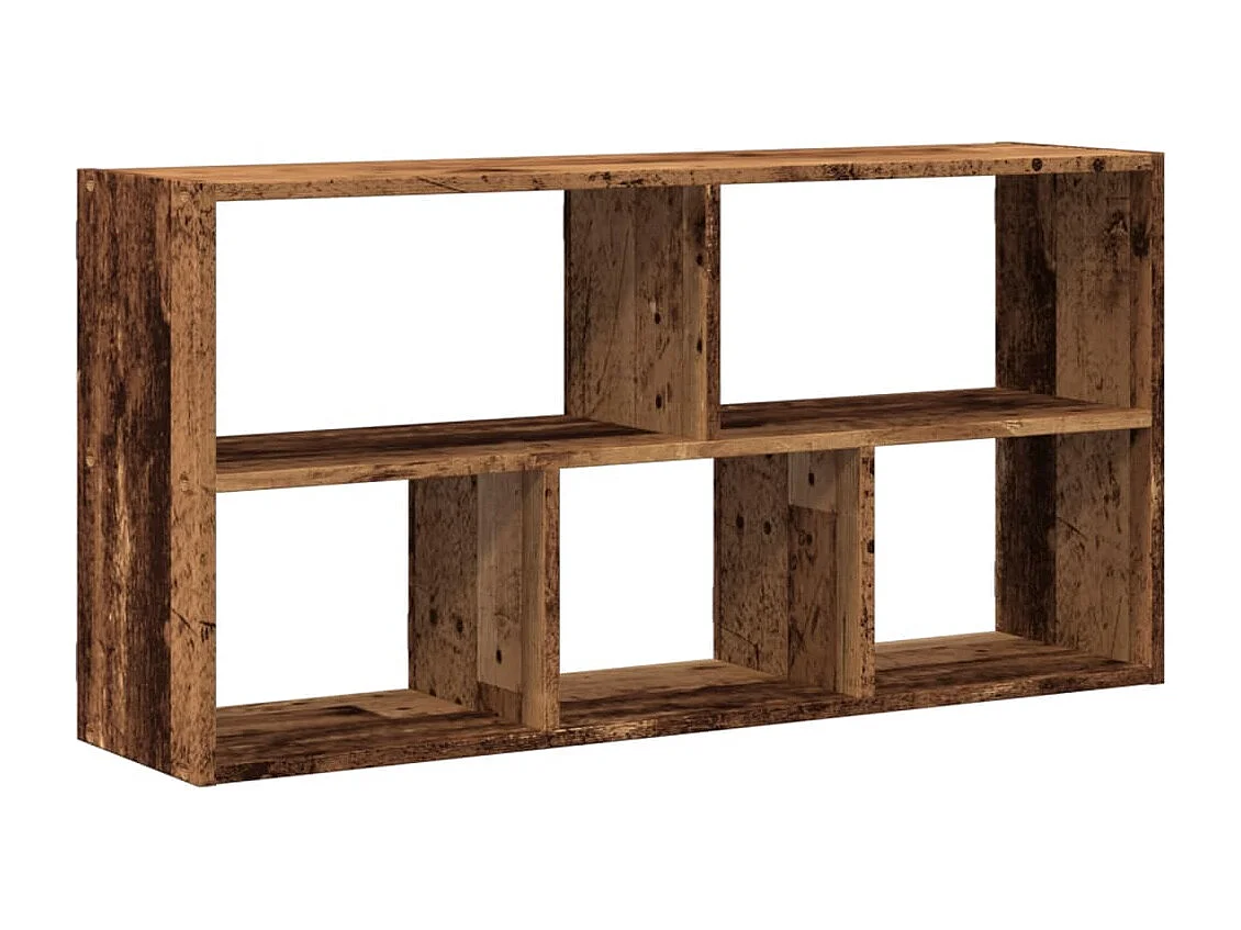 Wandregal Altholz-Optik 100x25x50 cm Holzwerkstoff