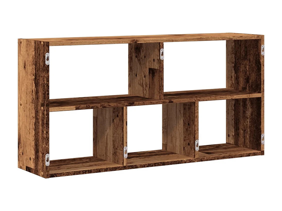 Wandregal Altholz-Optik 100x25x50 cm Holzwerkstoff