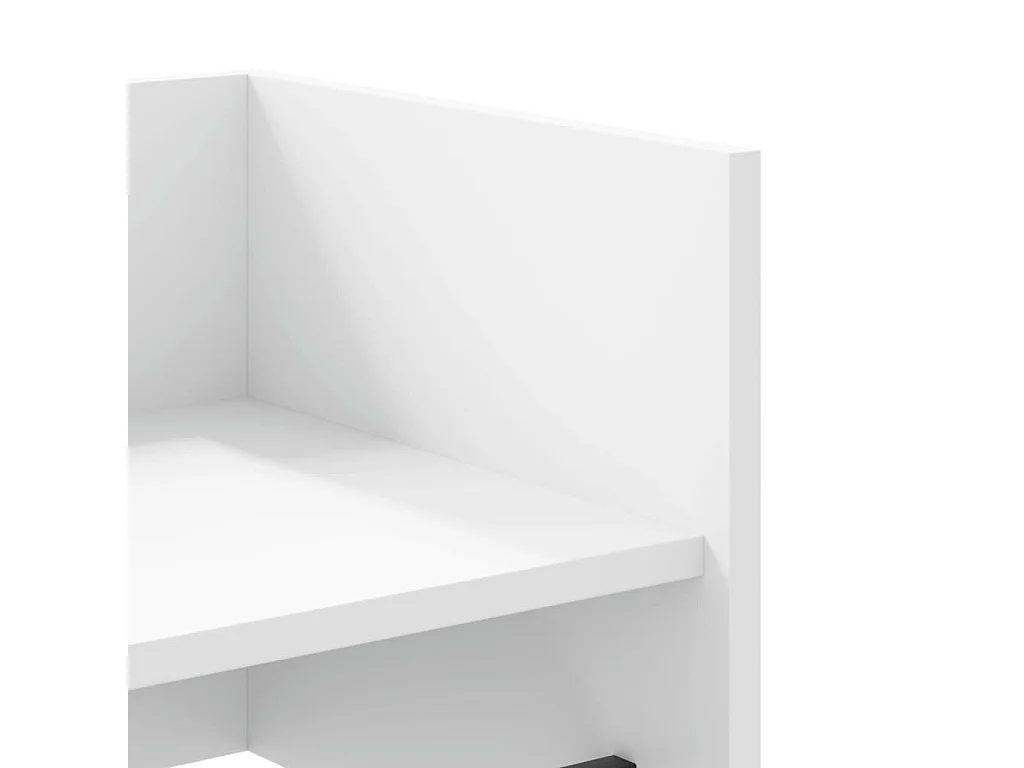 Wandschap 70,5x35x30,5 cm bewerkt hout wit