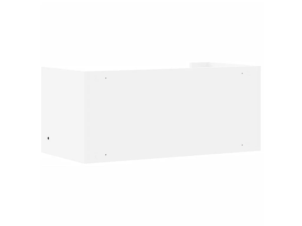 Étagère murale blanc 70,5x35x30,5 cm bois d'ingénierie