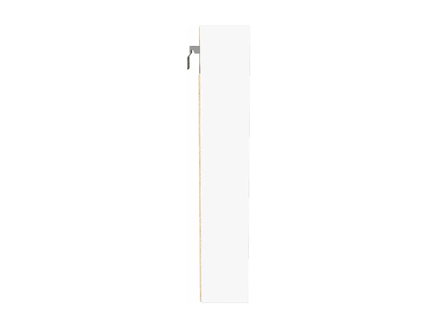 Armoire à vitrine blanc 100x8,5x50 cm bois d'ingénierie