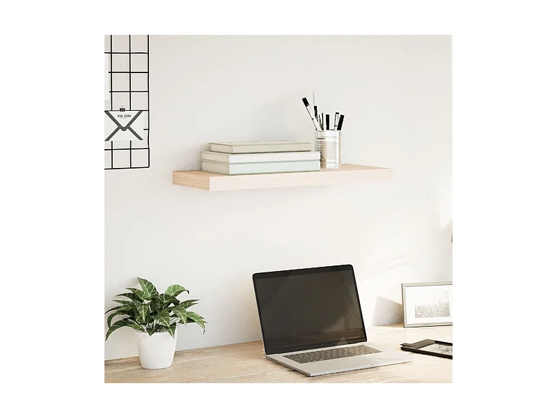 Estante flotante de madera de ingeniería 60x23,5x4 cm