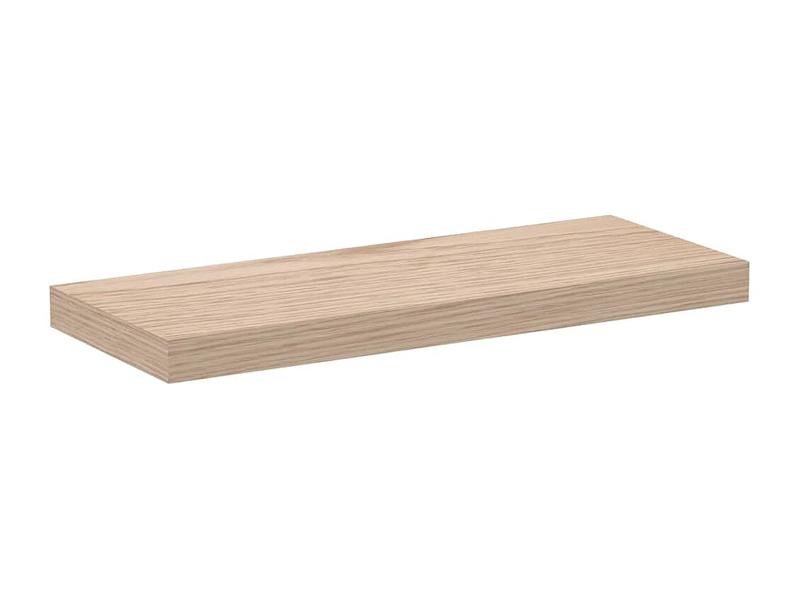 Wandschap 60x23,5x4 cm bewerkt hout