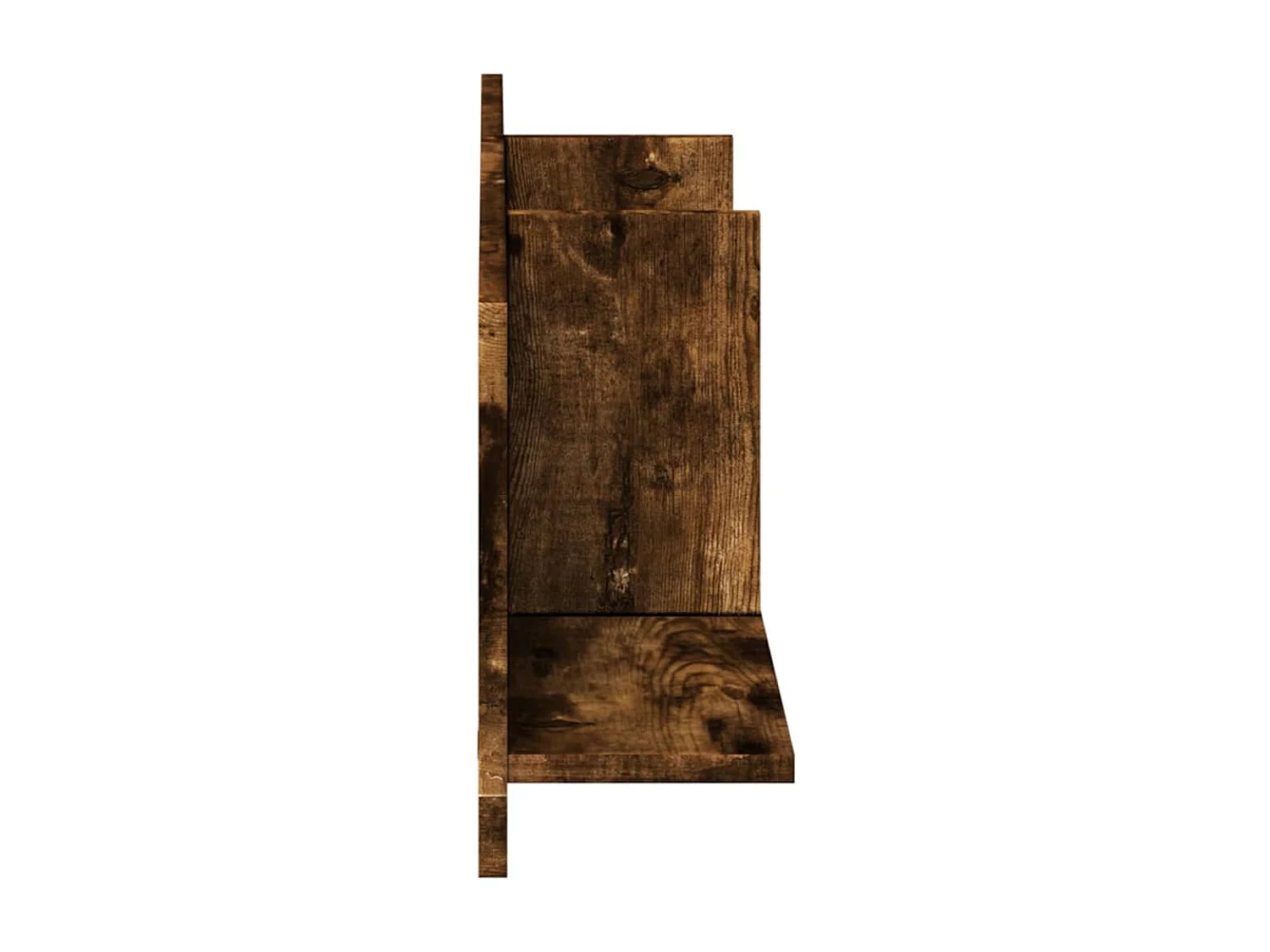 Armoire murale 100x16,5x30 cm chêne fumé bois d'ingénierie