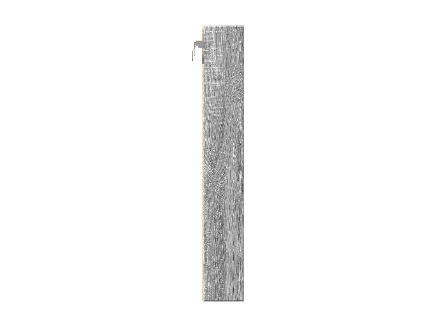 Armoire à vitrine sonoma gris 60x8,5x58 cm bois d'ingénierie