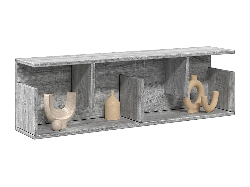 Wandschrank 100x20x30 cm Grau Sonoma Holzwerkstoff