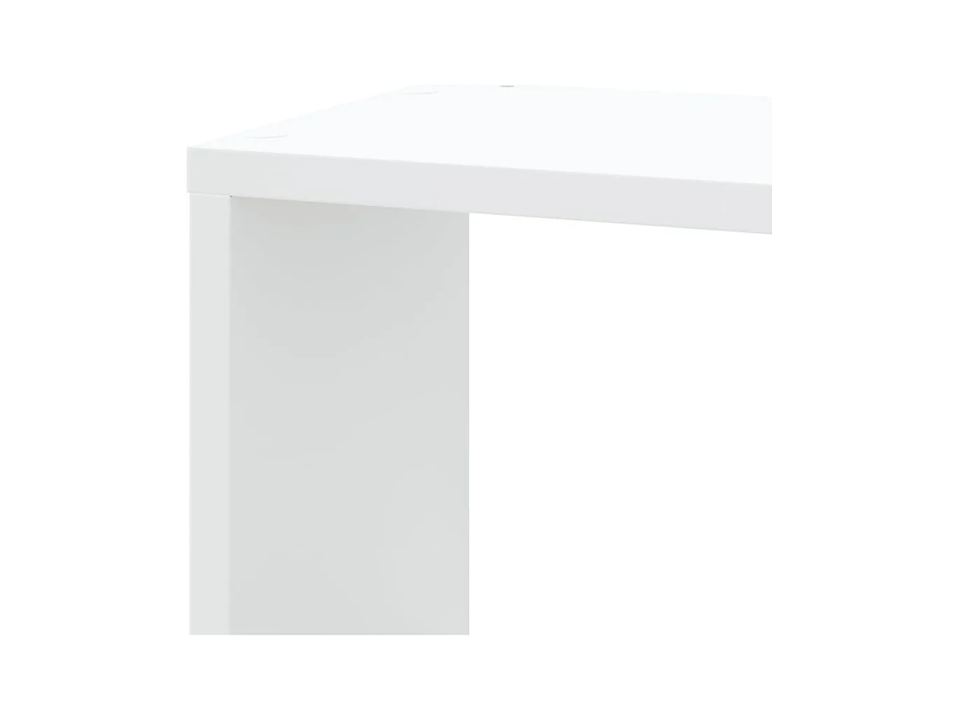 Scaffale Angolare Muro Bianco 45x45x147 cm Legno Multistrato