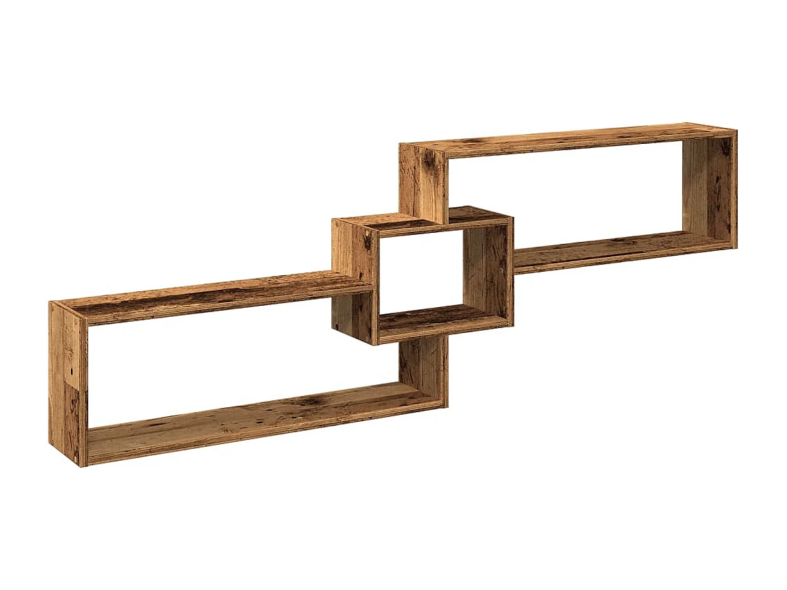 Wandschrank 158x18x53 cm Altholz-Optik Holzwerkstoff