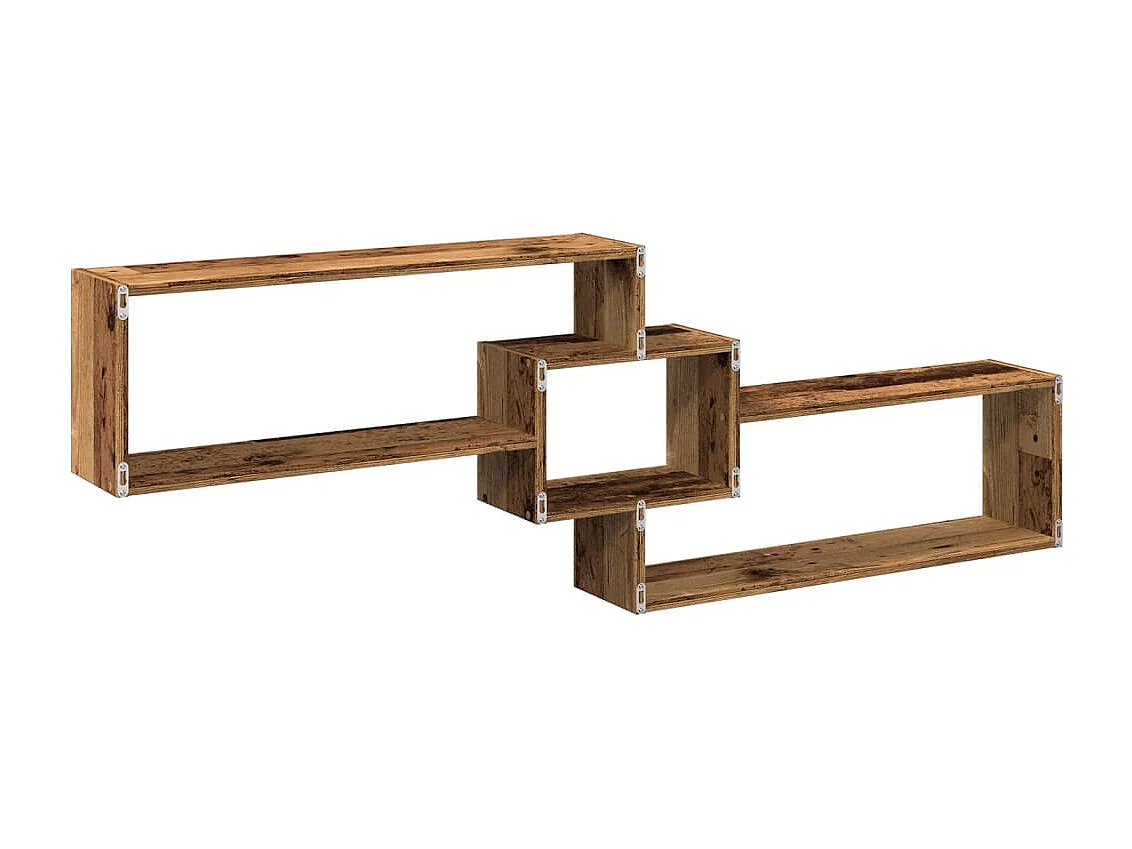 Wandschrank 158x18x53 cm Altholz-Optik Holzwerkstoff