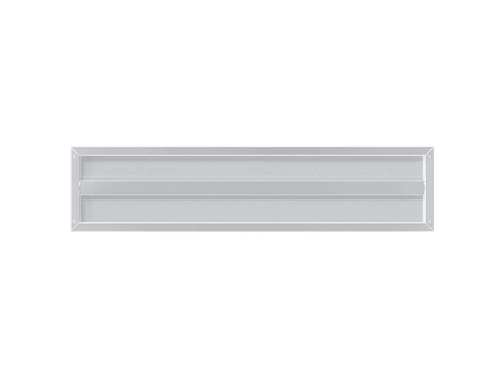 Étagères murales 2 pcs 100x23,5 cm argenté acier inoxydable