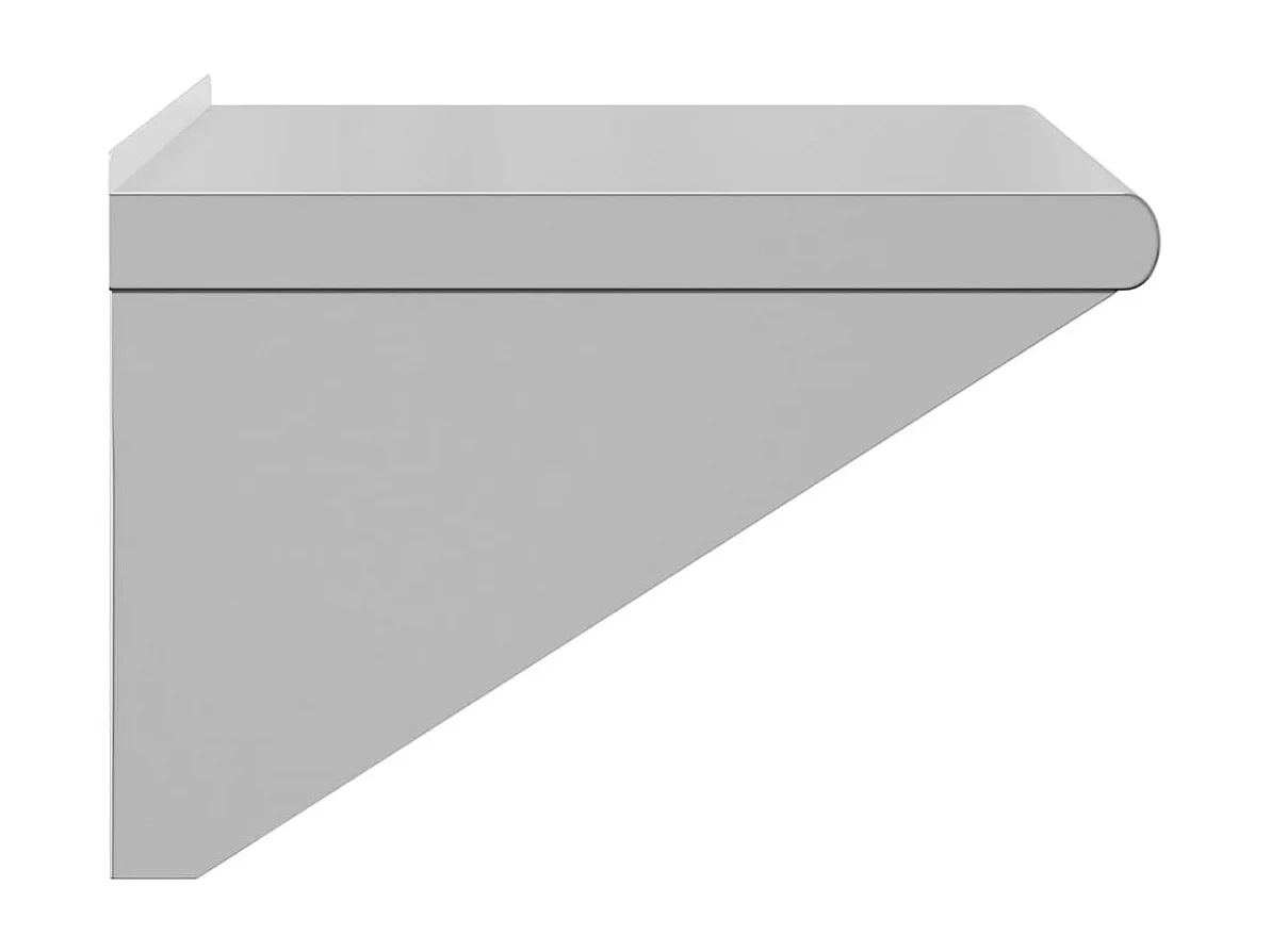 Étagère murale 50x45x31 cm argenté acier inoxydable