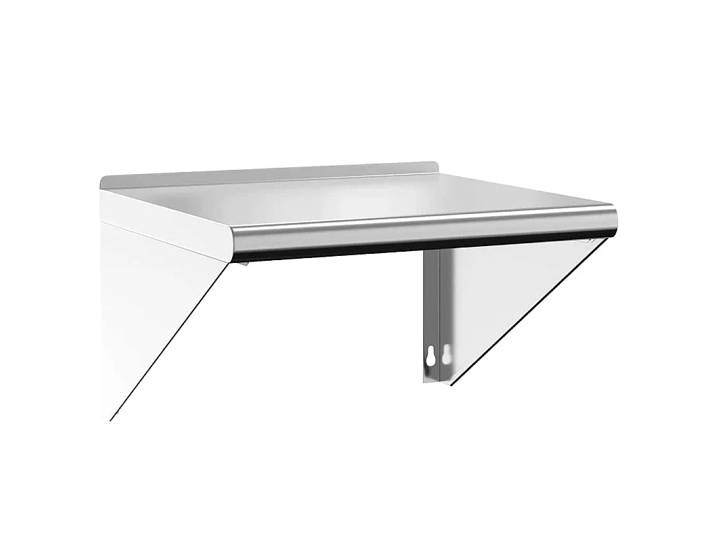 Étagère murale 50x45x31 cm argenté acier inoxydable