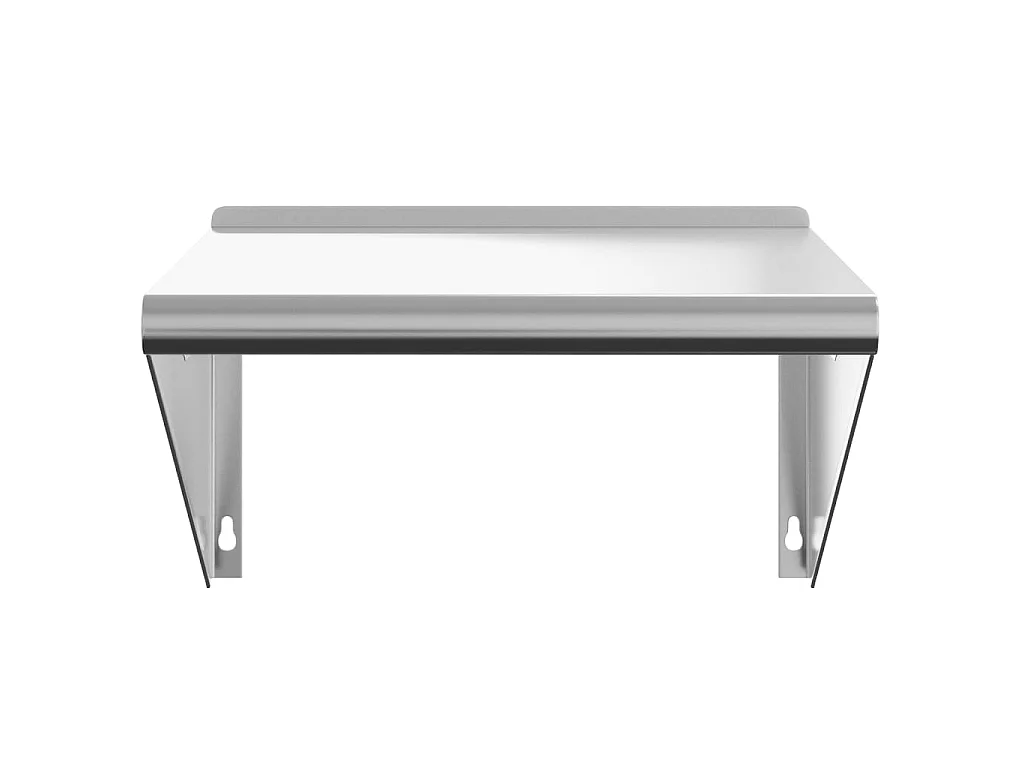 Étagère murale 50x45x31 cm argenté acier inoxydable