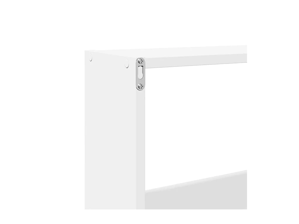 Armoire murale 158x18x53 cm blanc bois d'ingénierie