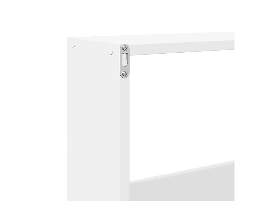 Armoire murale 158x18x53 cm blanc bois d'ingénierie