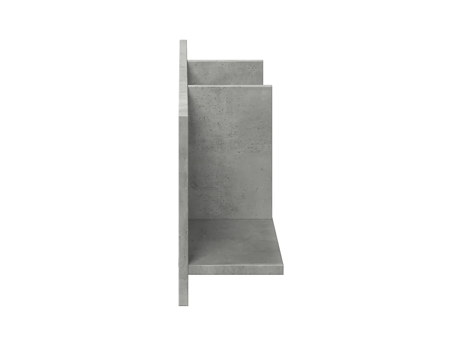 Wandschrank 100x16,5x30 cm Betongrau Holzwerkstoff