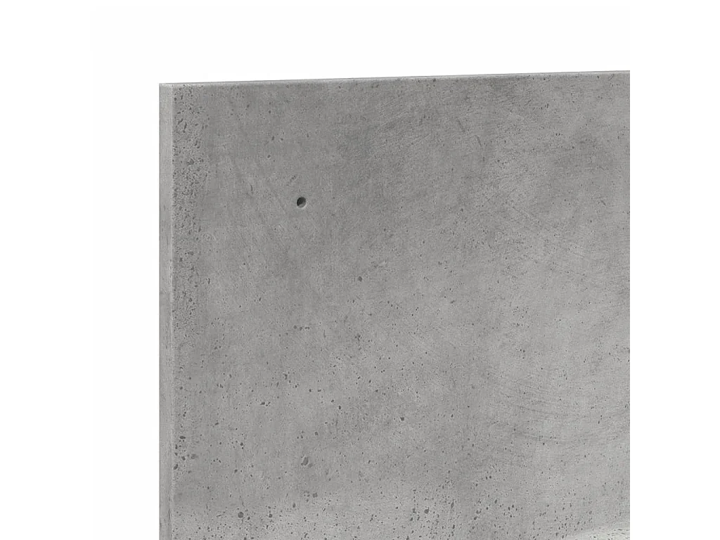 Armoire murale 100x16,5x30 cm gris béton bois d'ingénierie