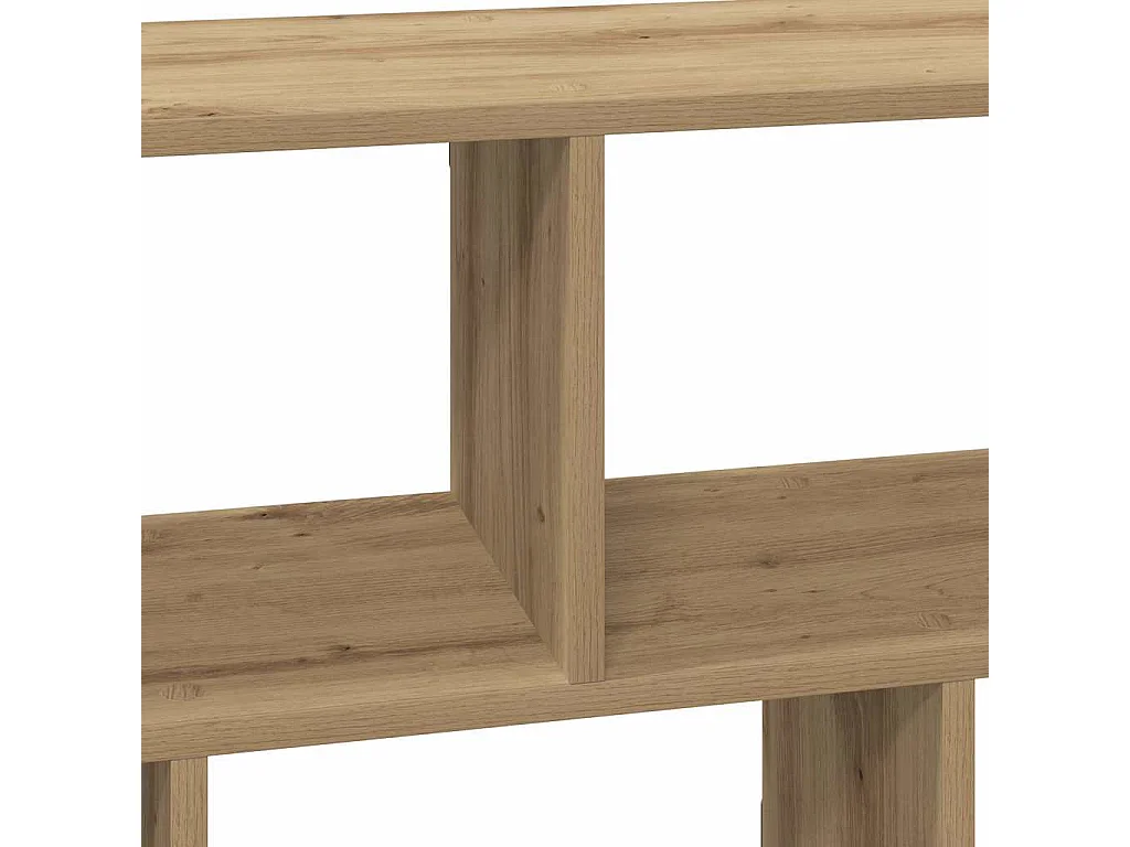 Scaffale a Parete Rovere Artigianale 100x25x50 cm in Truciolato