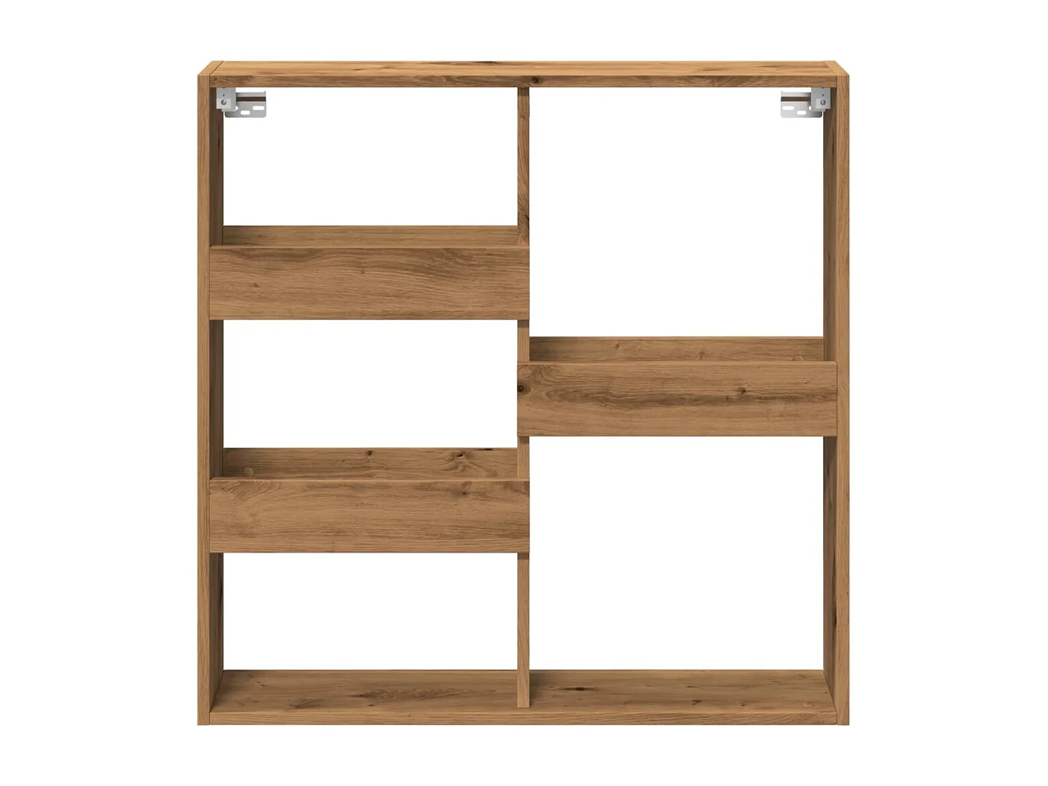 Wandschrank Artisan-Eiche 80x15x80 cm Holzwerkstoff