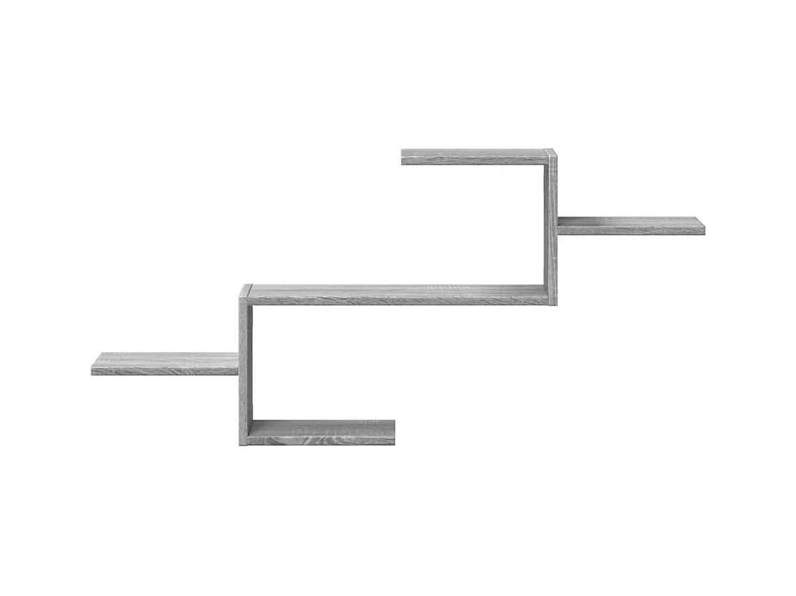 Étagère murale sonoma gris 104x15x49 cm bois ingénierie