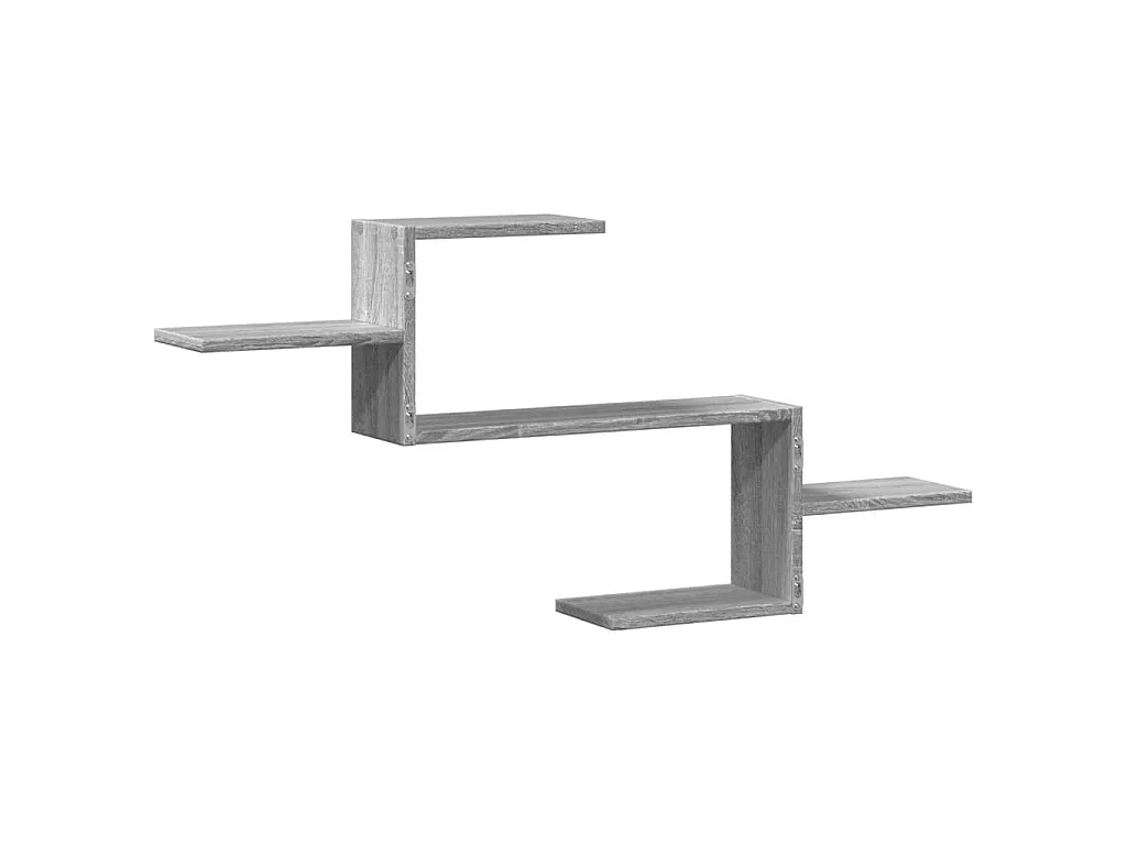 Étagère murale sonoma gris 104x15x49 cm bois ingénierie