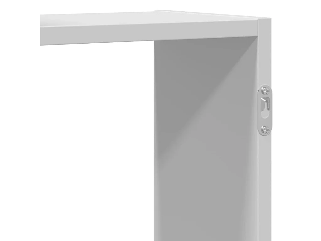 Étagère murale blanc 129x18x42 cm bois d'ingénierie