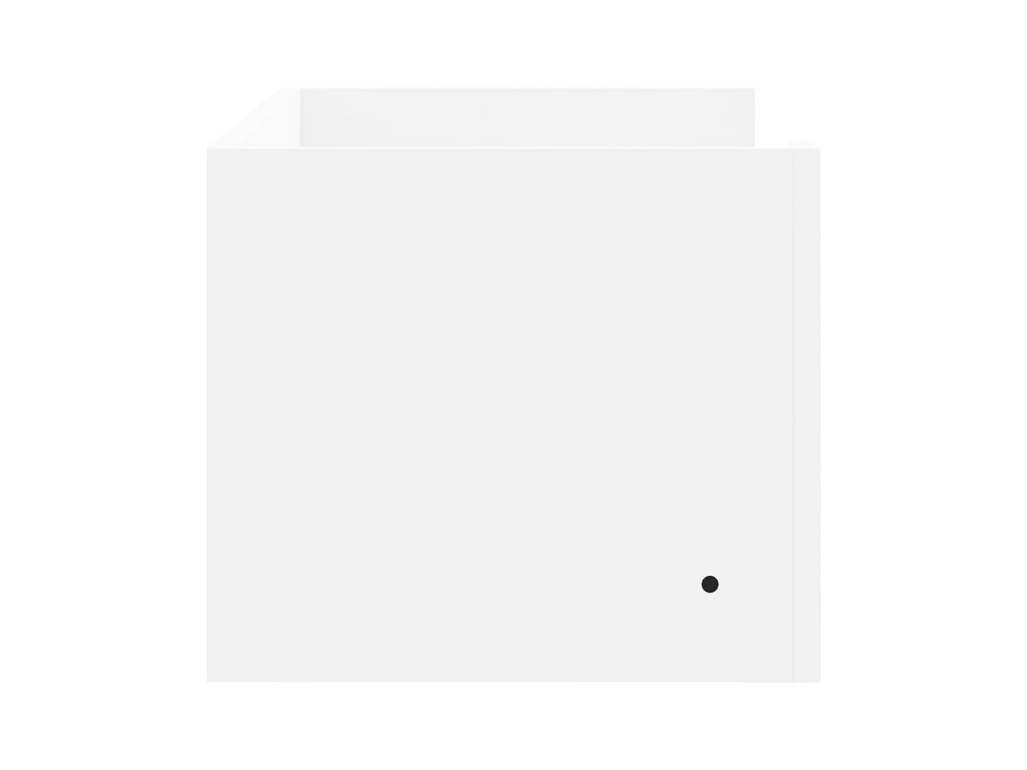 Étagère murale blanc 100x35x30,5 cm bois d'ingénierie