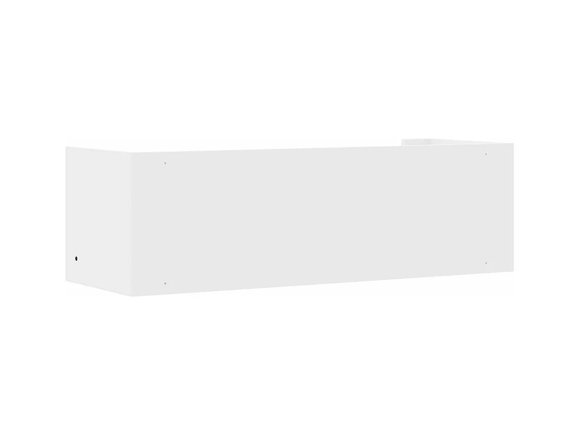 Étagère murale blanc 100x35x30,5 cm bois d'ingénierie