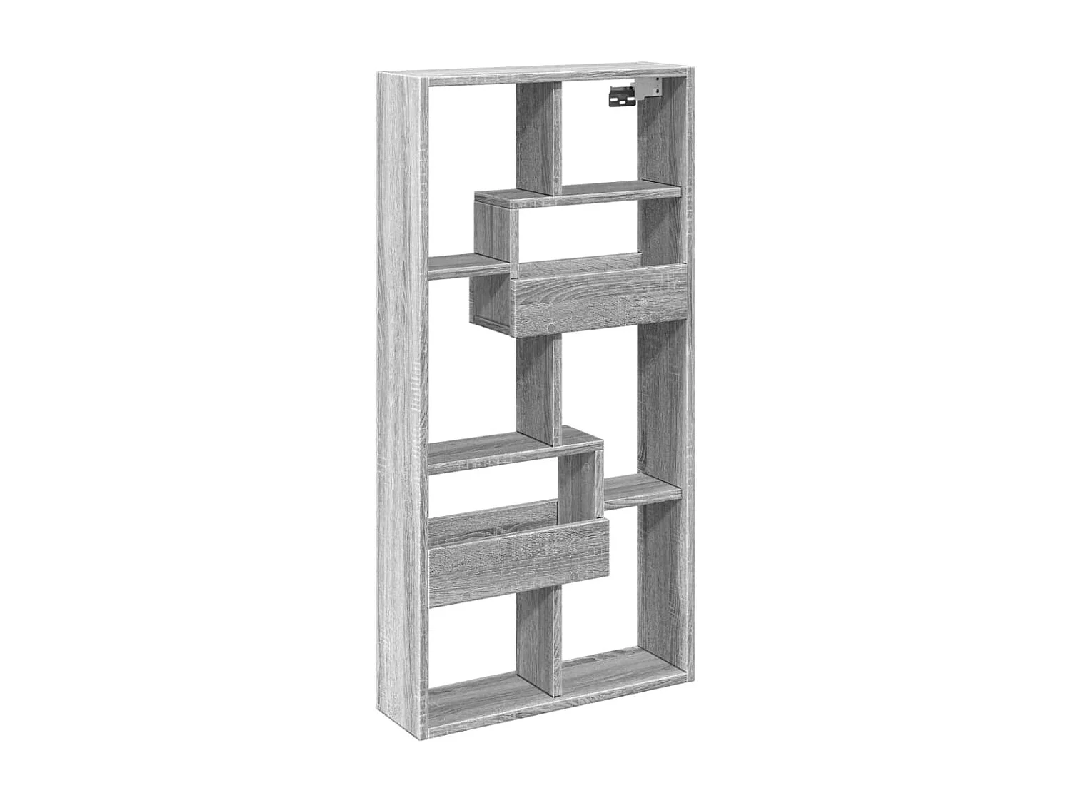 Wandschrank Grau Sonoma 50x15x100 cm Holzwerkstoff