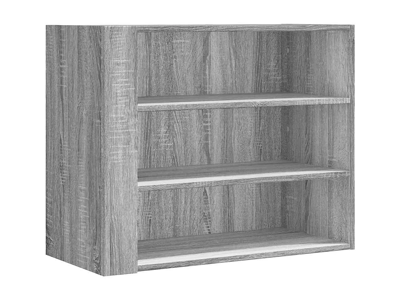 Armoire murale sonoma gris 75x35x60 cm bois d'ingénierie