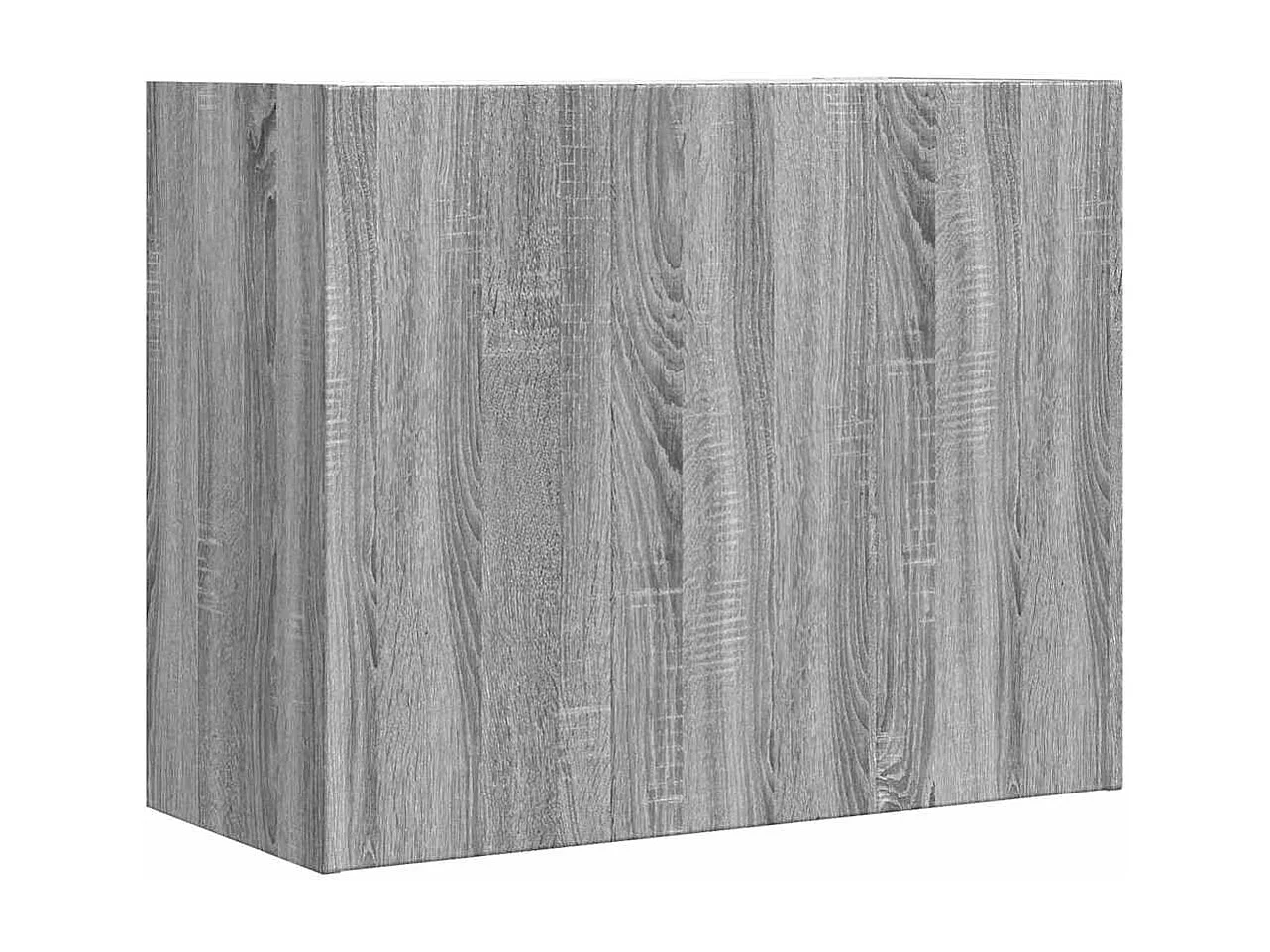 Armoire murale sonoma gris 75x35x60 cm bois d'ingénierie