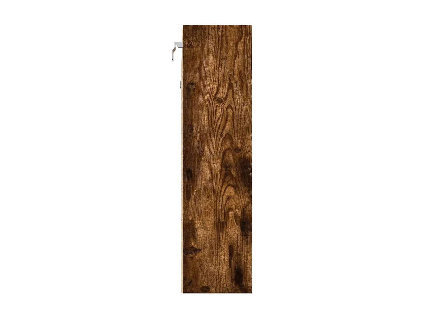 Armoire à vitrine chêne fumé 100x15x58 cm bois d'ingénierie