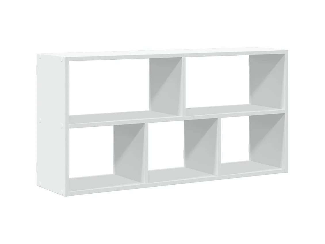 Estantería de pared madera ingeniería blanca 100x25x50 cm