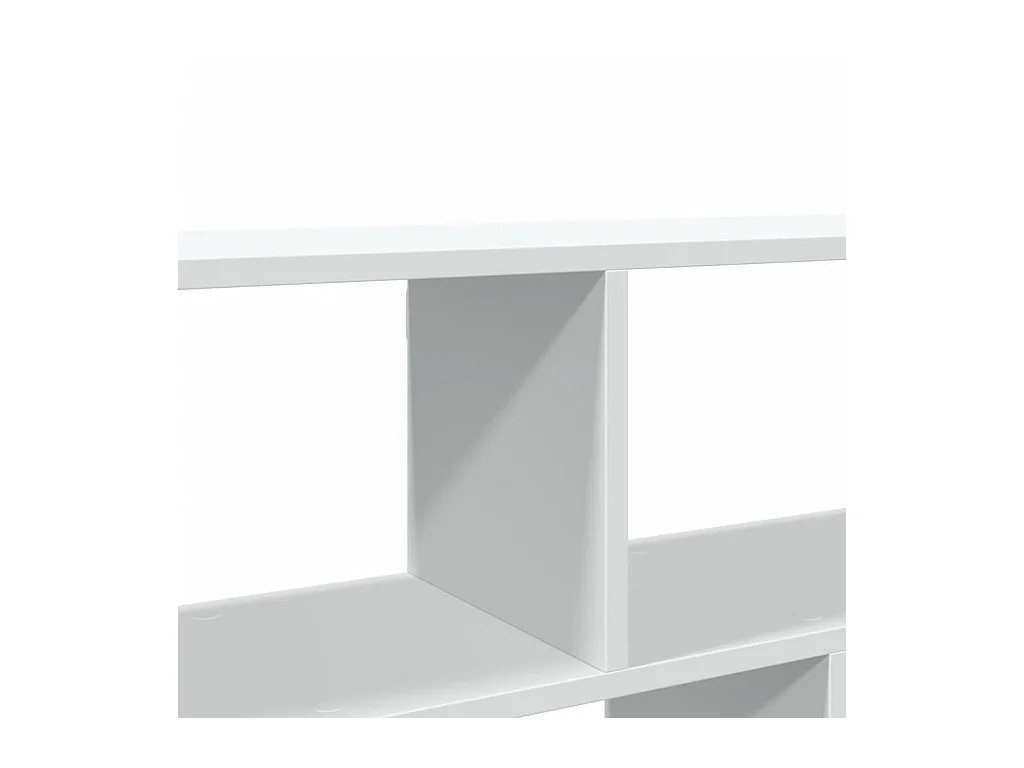 Estantería de pared madera ingeniería blanca 100x25x50 cm