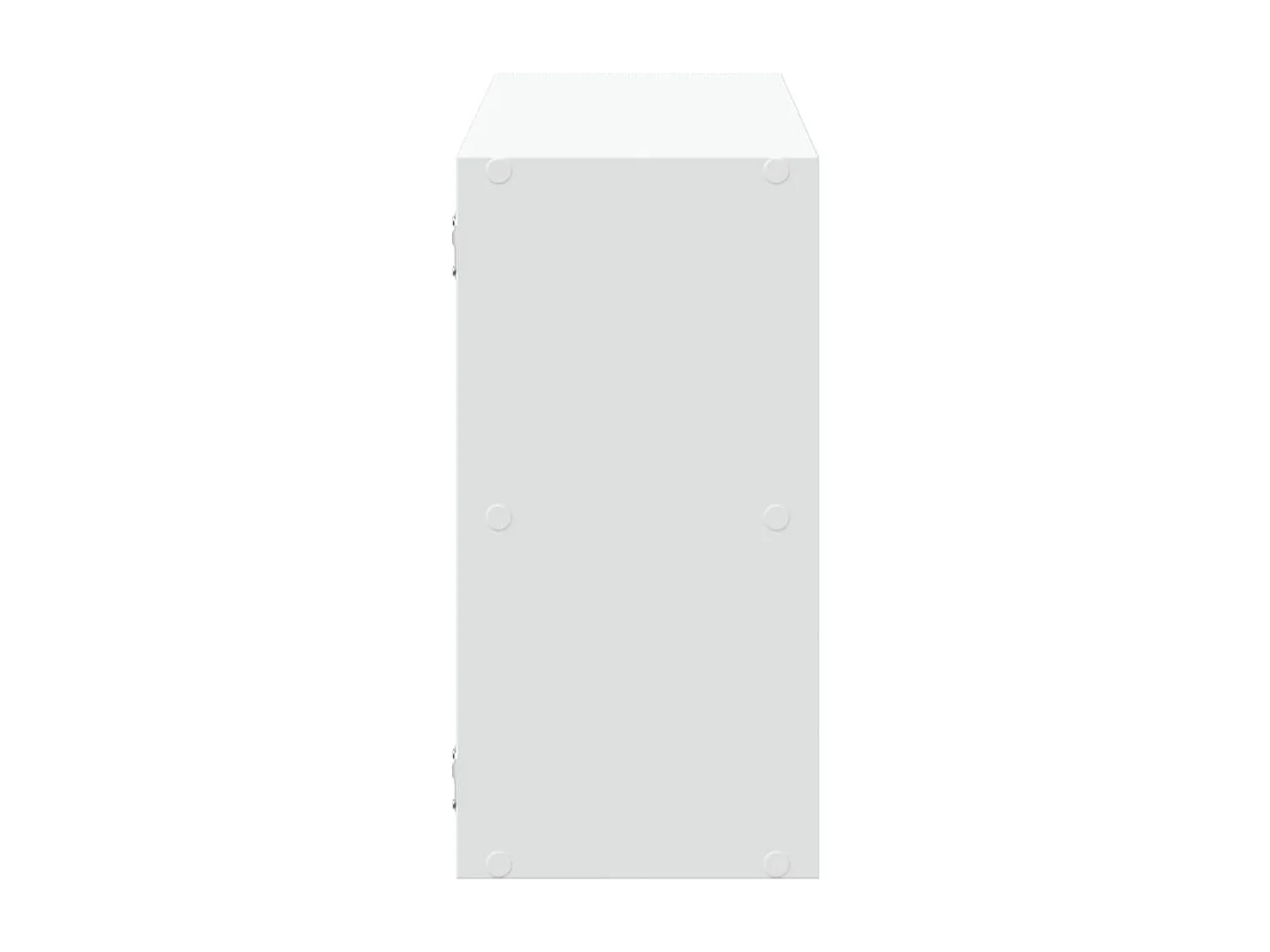 Wandschap 100x25x50 cm bewerkt hout wit