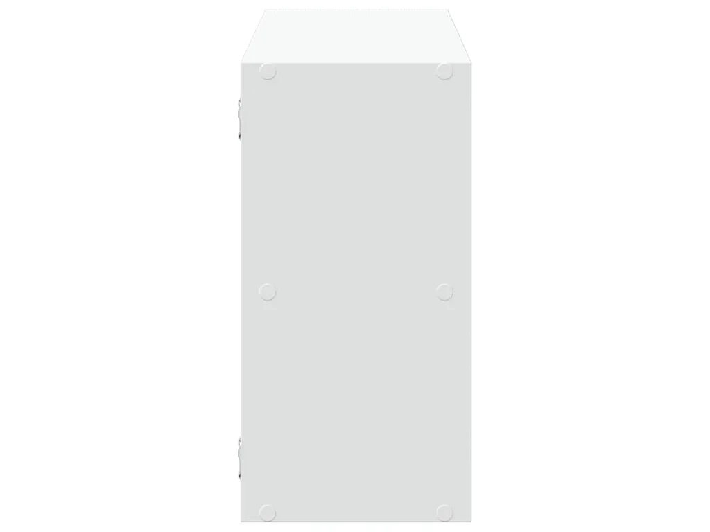 Estantería de pared madera ingeniería blanca 100x25x50 cm