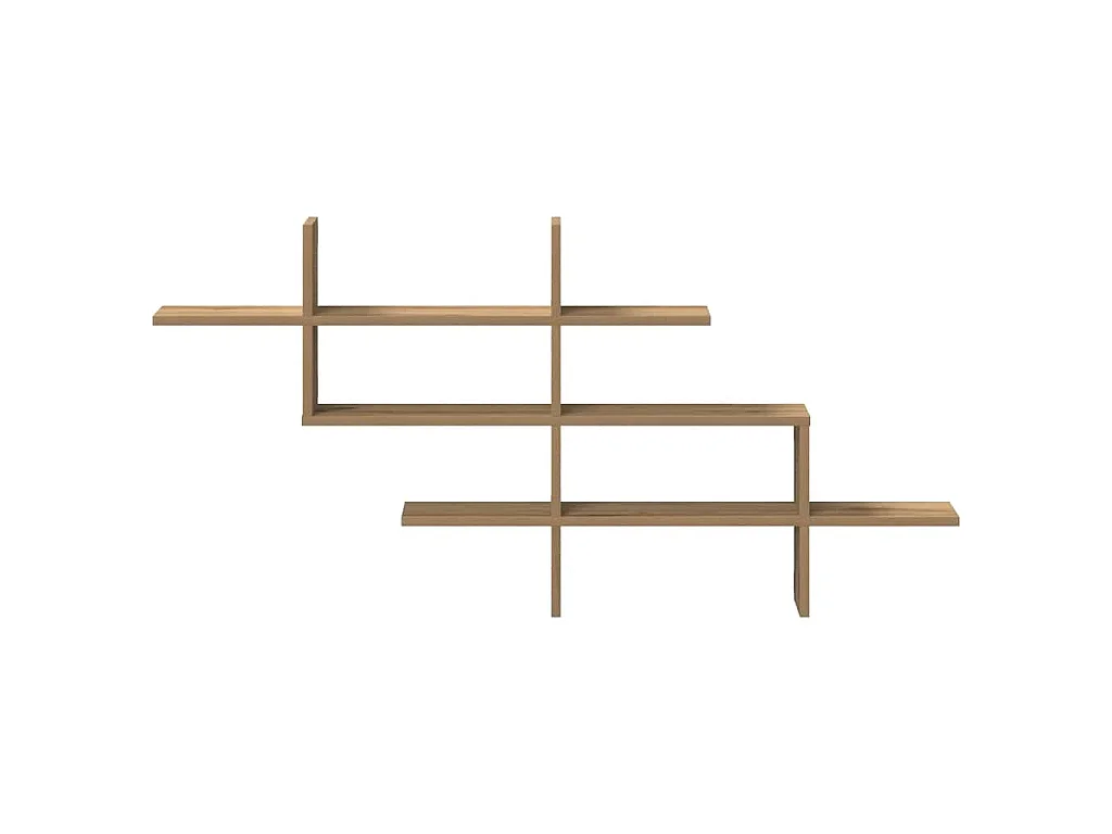 Wandregal Artisan-Eiche 124,5x18x60,5 cm Holzwerkstoff