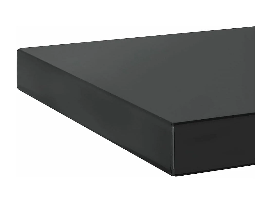 Prateleiras de parede 2 pcs 50x23,5x3cm aço inoxidável prateado