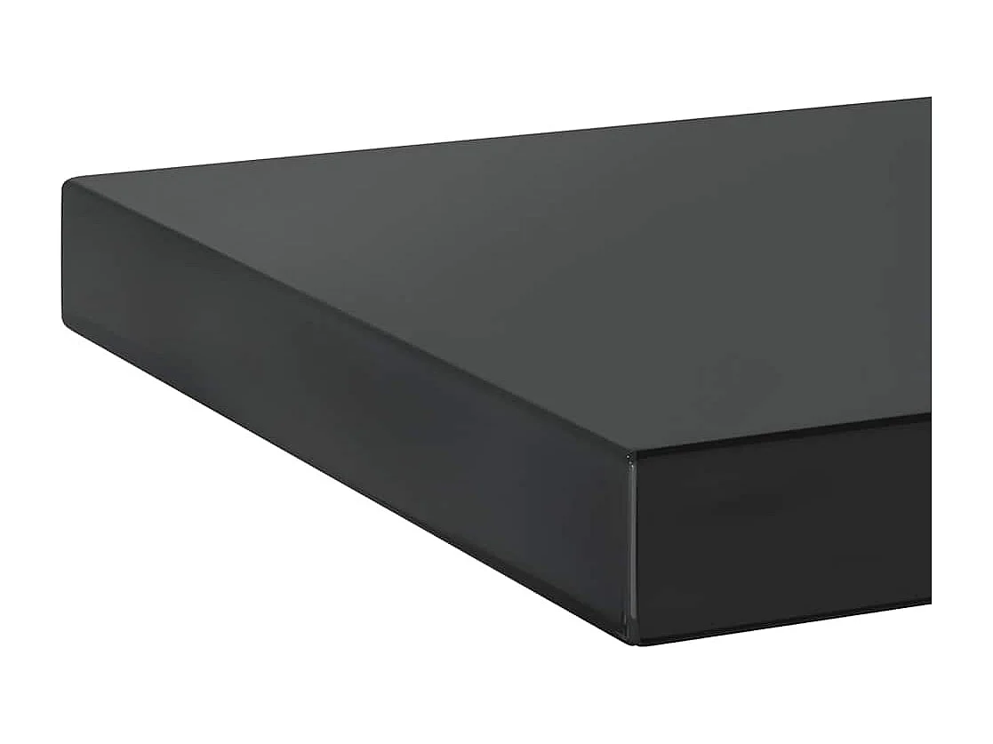 Prateleiras de parede 2 pcs 50x23,5x3cm aço inoxidável prateado