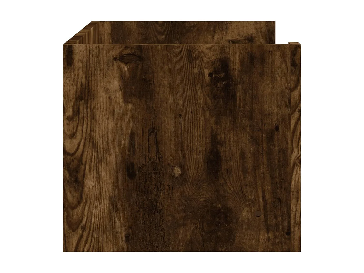 Étagère murale chêne fumé 100x35x30,5 cm bois d'ingénierie