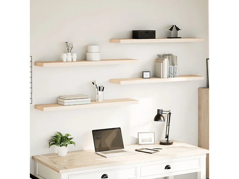 Schweberegale 4 Stk. 110x23,5x4 cm Holzwerkstoff