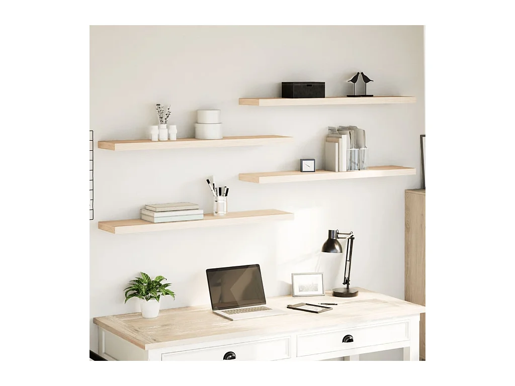 Schweberegale 4 Stk. 110x23,5x4 cm Holzwerkstoff