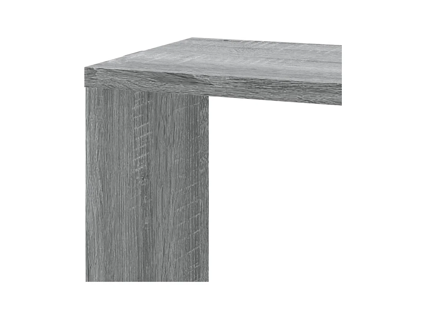 Wand-Eckregal Grau Sonoma 45x45x147 cm Holzwerkstoff