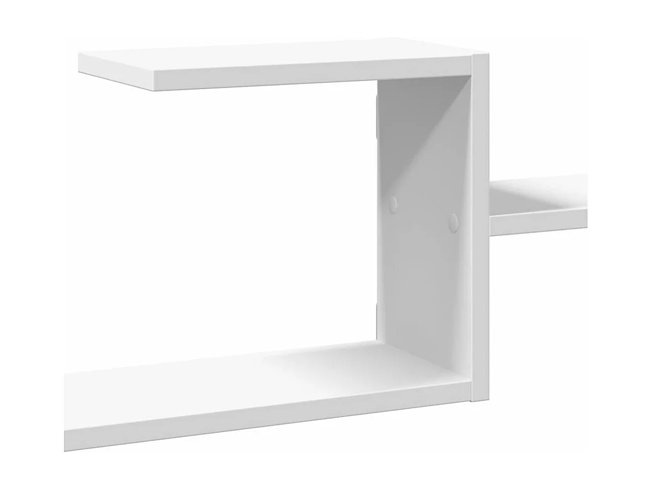 Étagère murale blanc 104x15x49 cm bois d'ingénierie