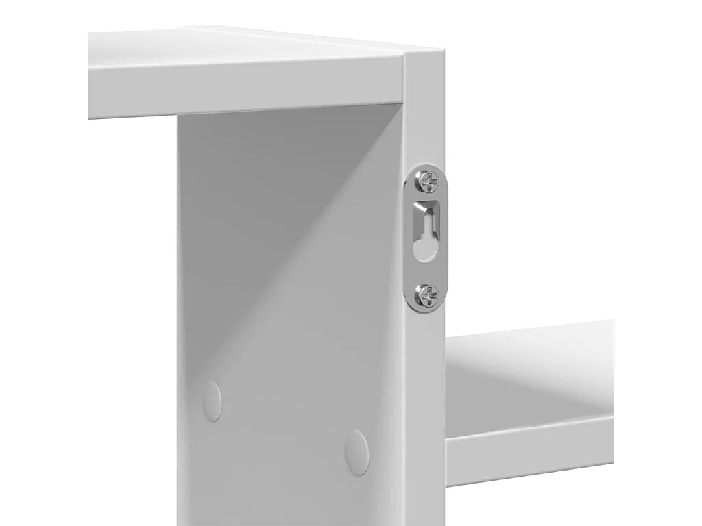 Wandregal Weiß 104x15x49 cm Holzwerkstoff