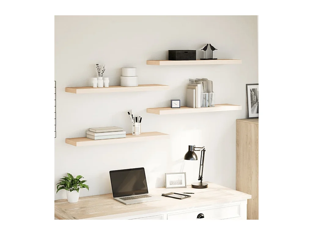 Étagères flottantes 4 pcs 90x23,5x4cm bois d'ingénierie