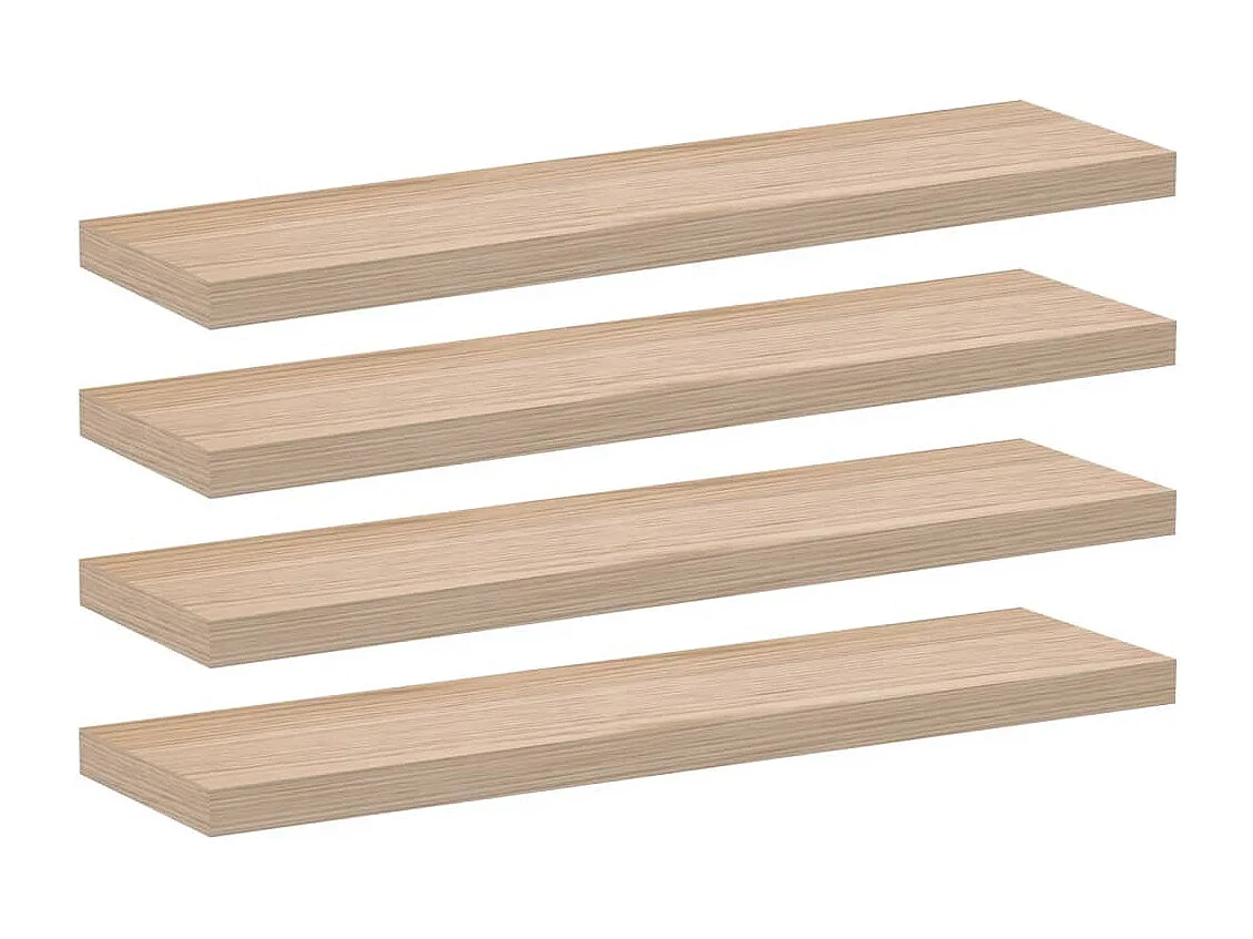 Mensole Pensili 4 pz 90x23,5x4 cm in Truciolato