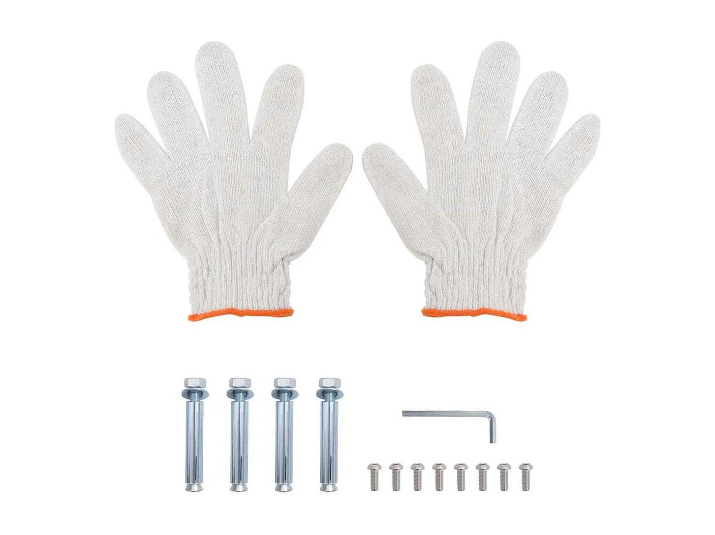 Étagère murale à 2 niveaux 100x40x60cm argenté acier inoxydable