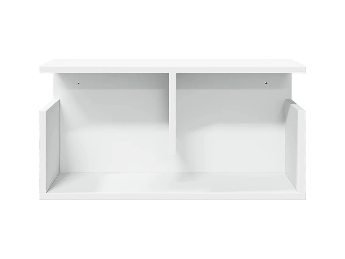 Armário de parede 60x20x30 cm derivados de madeira branco